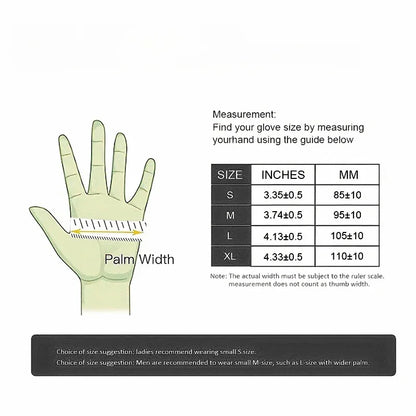 Nitrile Gloves Disposable Black – Heavy Duty Waterproof Latex-Free Gloves for Cleaning, Salon, Kitchen & Mechanical Use (10/20/50/100 PCS)