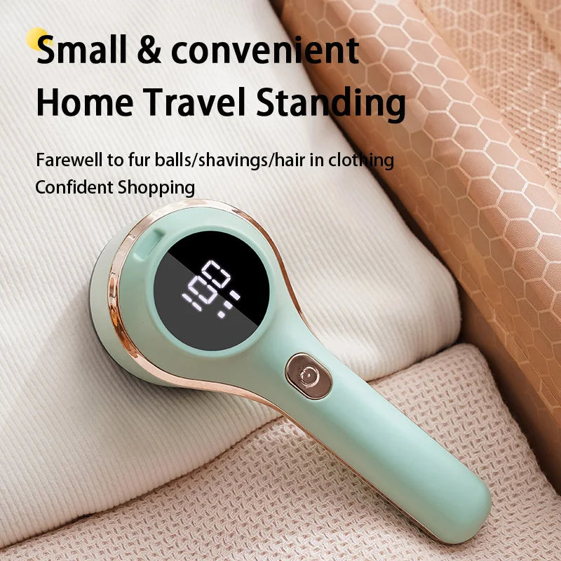 Portable Rechargeable Electric Fabric Shaver – Lint & Fuzz Remover for Clothing