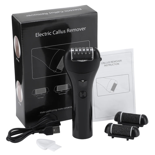 Electric Foot Grinder with Digital Display – Rechargeable Callus Remover with 3 Speed Modes