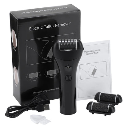 Electric Foot Grinder with Digital Display – Rechargeable Callus Remover with 3 Speed Modes