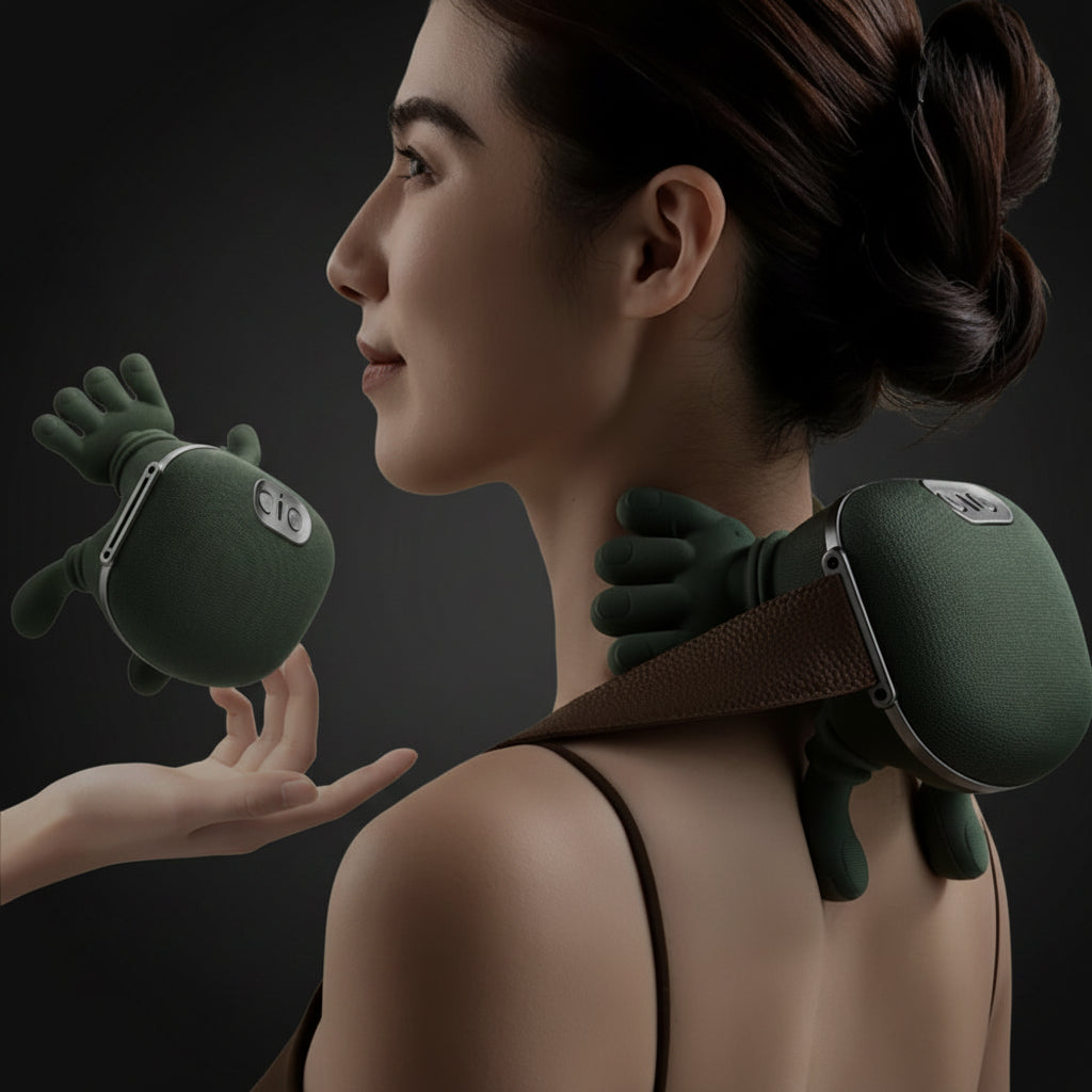 Neck & Shoulder Massage Pillow – Deep Kneading