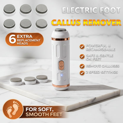 Electric Foot Grinder – Portable Callus & Dry Skin Remover with Dual Speed Modes