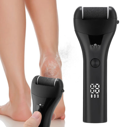 Electric Foot Grinder with Digital Display – Rechargeable Callus Remover with 3 Speed Modes