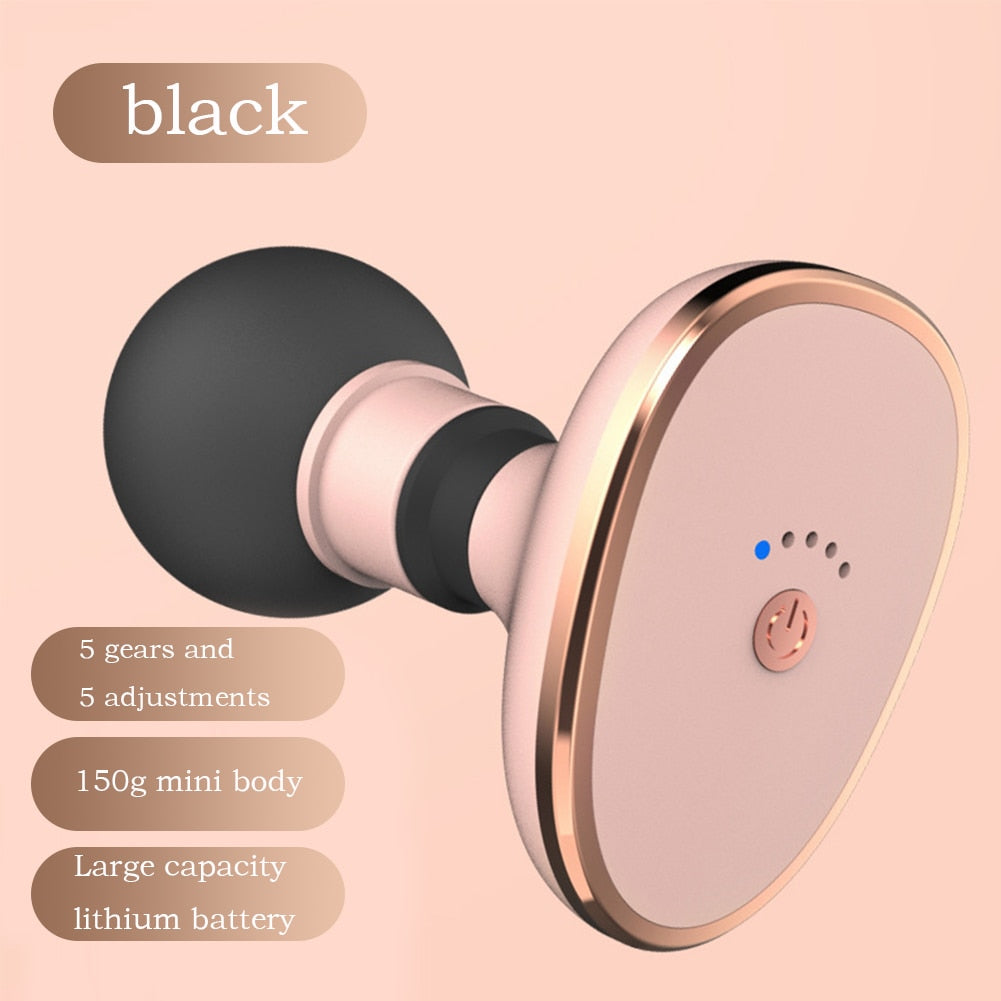 Mini Electric Massage Gun – Portable Deep Vibration Massage Device for Back, Neck & Muscle Relaxation