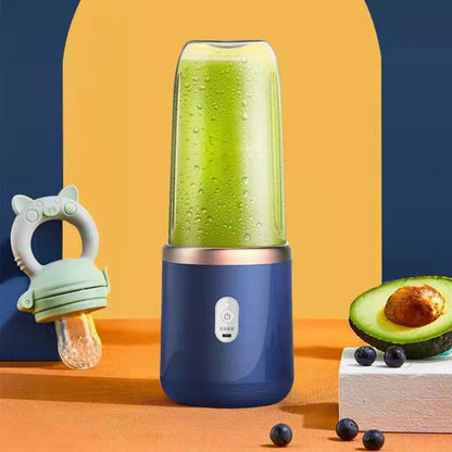 Portable USB Rechargeable Juice Blender – 6 Blade Smoothie & Shake Mixer Bottle 400ml