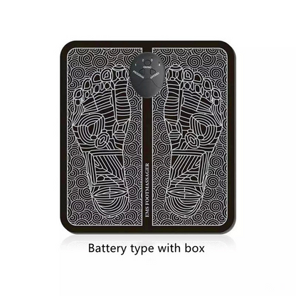 Portable EMS Foot Massager Pad – Electric Muscle Relaxation & Foot Massage Mat for Home and Office