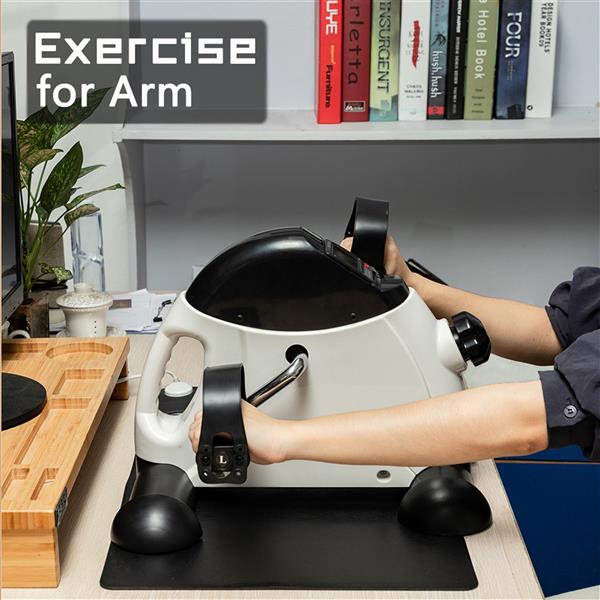 Portable Mini Exercise Bike with LCD Display – Hands & Feet Pedal Trainer for Home Use