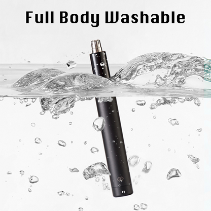 Waterproof Precision Nose & Ear Hair Trimmer – Rechargeable Painless Grooming Tool for Men & Women
