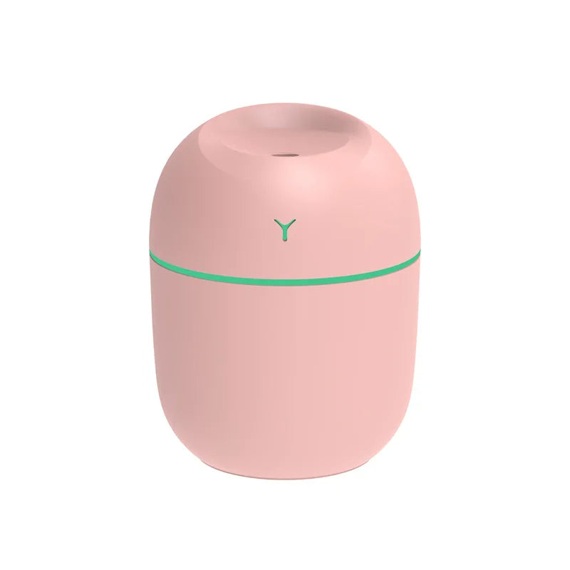 Mini Portable USB Humidifier & Essential Oil Diffuser with LED Night Light – Ultrasonic Cool Mist Aroma Diffuser
