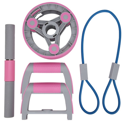 CoreFlex™ Multifunction Fitness Ab Roller & Resistance Training Set