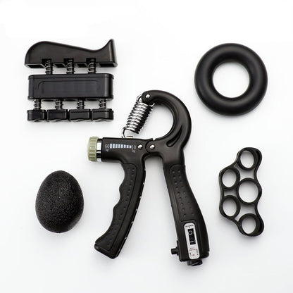 Hand Grip Strengthener Set with Counter (Adjustable)– Finger & Forearm Training Kit for Fitness and Daily Exercise