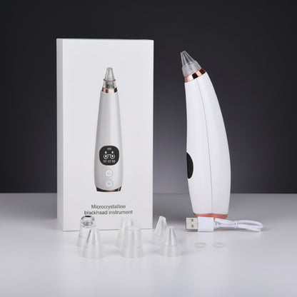 Facial Pore Cleaner – Vacuum Blackhead Remover with 5 Interchangeable Heads