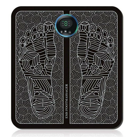 Portable EMS Foot Massager Pad – Electric Muscle Relaxation & Foot Massage Mat for Home and Office