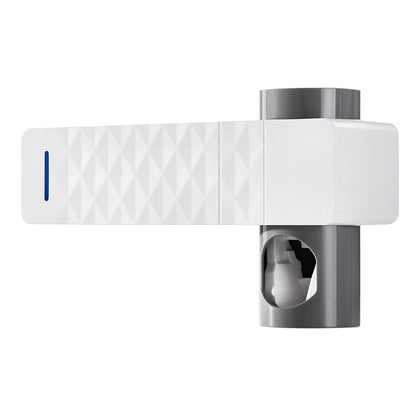 UV Toothbrush Sterilizer & Holder – Automatic Wall-Mounted Toothbrush Organizer with Toothpaste Dispenser
