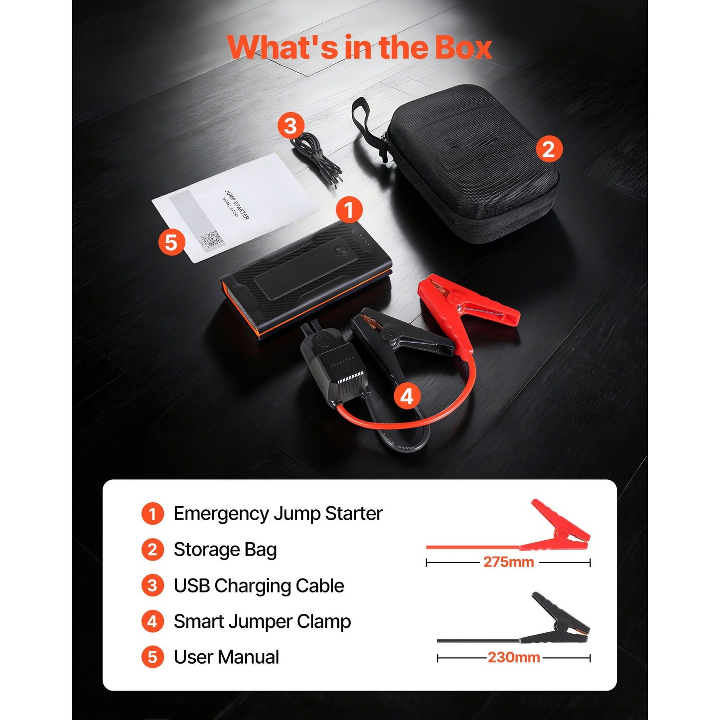 VEVOR 1000A Jump Starter