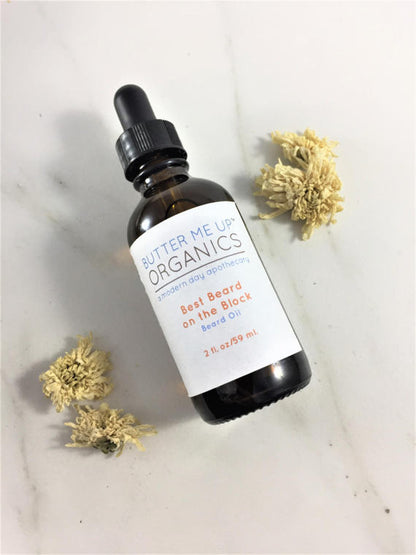 Organic Beard Oil – Nourishing Beard Conditioning Oil with Argan, Jojoba & Cedarwood