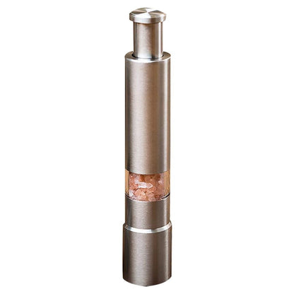 Premium Stainless Steel Salt & Pepper Grinder – One-Hand Manual Spice Mill for Fresh Seasoning