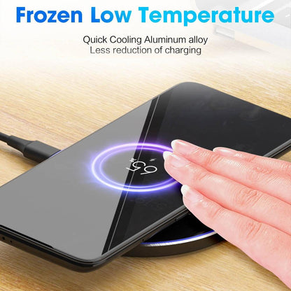 Dragon 30W Fast Wireless Charging Pad – Ultra Slim USB-C Wireless Charger Compatible with iPhone  & Qi-Enabled Devices