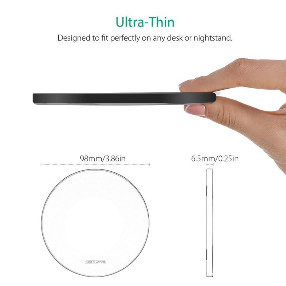 Dragon 30W Fast Wireless Charging Pad – Ultra Slim USB-C Wireless Charger Compatible with iPhone  & Qi-Enabled Devices